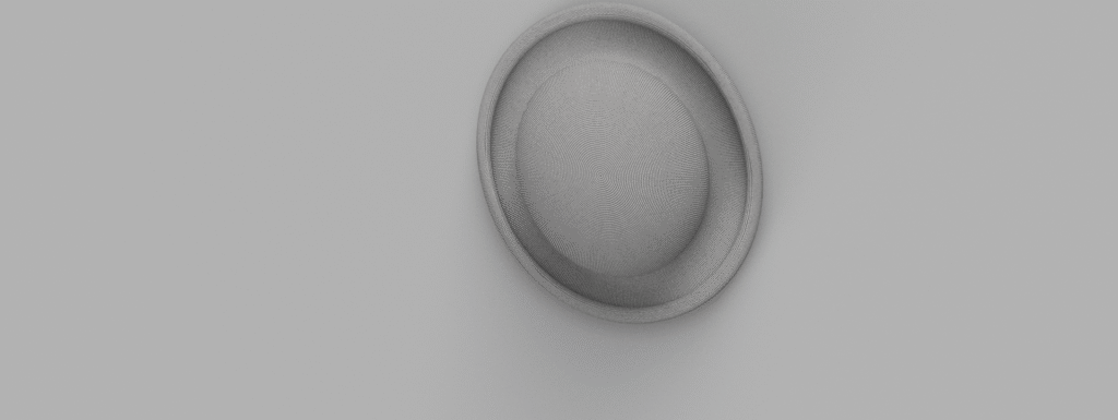 bowler hat white top