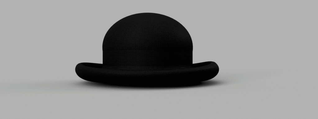bowler hat (front)